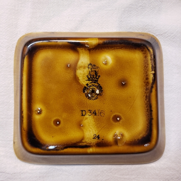 Beautiful Vintage Porcelain Trinket Dish from Royal Doulton 1910-1940 - Picture 3 of 5